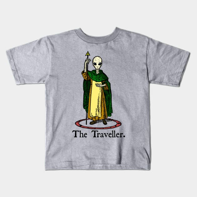 The Traveller Kids T-Shirt by Coreypress